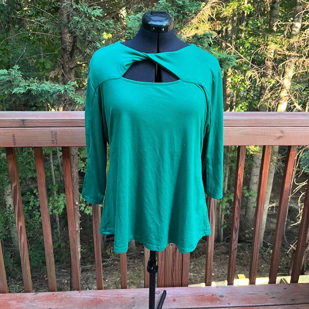 Luyaa Green Long Sleeve Top
